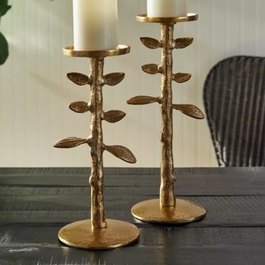 Ensemble de 2 porte-bougie en forme de branche d'arbre pour la décoration de la maison - Product Image 2