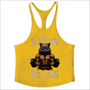 เสื้อกล้ามผู้ชายพรีเมียม ผ้าฝ้าย ระบายอากาศดี ทรงสปอร์ต นุ่มสบาย ใส่ลำลองในฤดูร้อน สีพื้นเรียบๆ ขายส่ง - Product Image 6