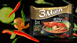 Nouilles de bœuf 3 Mien, les plus vendues, 65g, fabrication OEM sous marque privée, nouilles instantanées super savoureuses du Vietnam, meilleur prix - Product Image 3