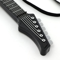Guitarra de Juguete de Plástico Brillante para Niños con Sonido Realista, Funciona con Pilas, para Niños de 3+ Años