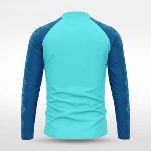 Veste Coach Homme Imprimée par Sublimation à Col Zippé, Patchwork, Nylon Polyester Léger, Imperméable, pour Entraînement Sportif en Extérieur - Product Image 4