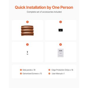 Kit di 3 aiuole rialzate zincate 2x2x1ft, facili da montare, in metallo per esterni, per coltivare ortaggi - Product Image 5