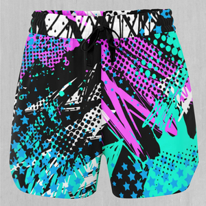 Shorts de sport pour femmes, sublimation, anti-transpiration, imprimés sur mesure, directement de l'usine - Product Image 1