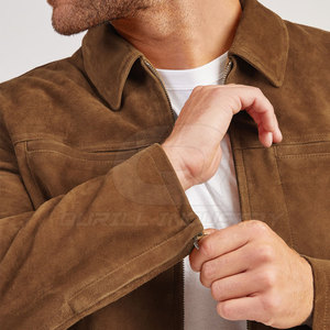 Premium Quality Outerwear Winter <b>Suede</b> <b>Jacket</b> Soft Touch Material Tailored Fit Perfect For Casual Wear And Seasonal Use - Product Image 6