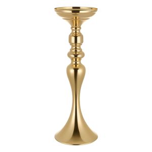 16 PCS Wedding Flower Vase 15 Tall Crystal Banquet Vases Easy Installation Electroplated <b>Table</b> Centerpieces <b>Decorations</b> - Product Image 1