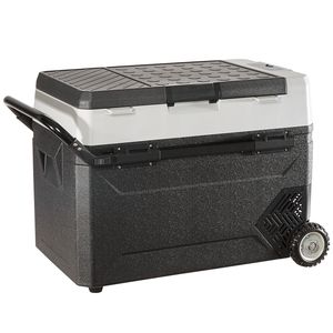 56 QT/53 L Dual Zone 12 Volt Car Refrigerator <b>Fridge</b> <b>Portable</b> 4 50 Fahrenheit Adjustable Range Freezer 220v - Product Image 1