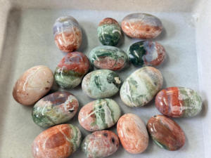 Piedra de Jaspe Unicornio, Piedra de Cristal Natural Pulida a Mano, Piedra de Bolsillo de Cristal Curativo, Regalo Decorativo - Product Image 5