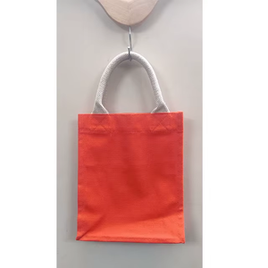 Bolsa de lona de algodón 100% ecológica, bolsa tejida de estilo plegable reutilizable con logotipo personalizado, regalos de Compras de moda a granel - Product Image 4