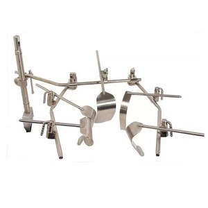 Ensemble complet professionnel de rétracteurs Thompson en acier pour interventions chirurgicales générales, orthopédiques et abdominales, monté sur table, manuel, SurgiRight CE - Product Image 6