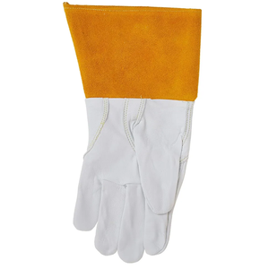 Distil Pro Durable 14-Inch AB Level Brown Leather Heat-Resistant Fireproof Eco-Friendly Outdoor TIG Welding <b>Gloves</b> Straight - Product Image 4