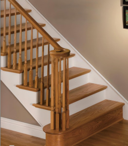 Balustres traditionnels en chêne rouge, meneuses en chêne, pièces d'escalier sur mesure, poteaux sculptés pour escaliers de villas de luxe - Product Image 6