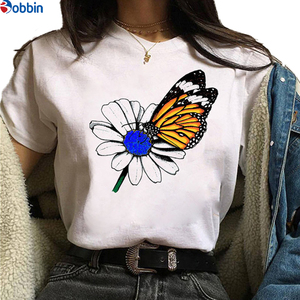 Nueva Camiseta Casual de Alta Calidad para Mujer, Corte Cuadrado, Manga Corta, Tendencia de Moda, Color Sólido, Cuello Redondo, Tela Jersey Estampada - Product Image 6