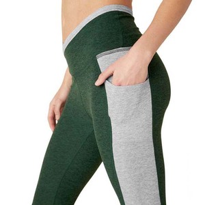Pantalon de yoga taille haute élastique et infroissable, longueur intégrale, pour le sport, la course, le fitness et le yoga – Legging - Product Image 5