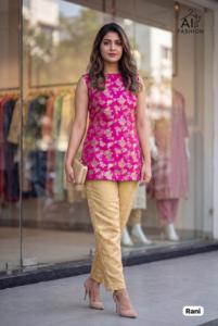 ชุดสาหรี่กะมีซแบบอินโดเวสเทิร์นแบบดั้งเดิมของอินเดีย ทำจากผ้าไหมบานาราซี สำหรับงานเทศกาลและโอกาสพิเศษสำหรับผู้หญิง ชุดแฟนซี - Product Image 2