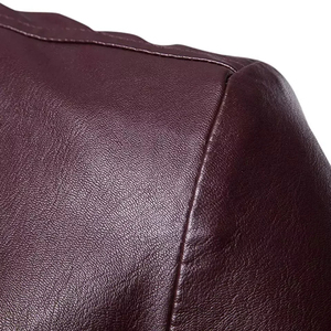 Manteaux longs en cuir véritable pour hommes, faits à la main, noirs, d'hiver, épais, écologiques, style trench, coupe ajustée, design tendance - Product Image 6