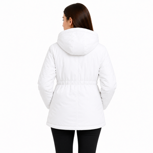 Chaqueta de Invierno para Maternidad, Blanca, de Alta Calidad, Impermeable y Cálida, con Panel Frontal para Portabebés, para Mujer - Product Image 2