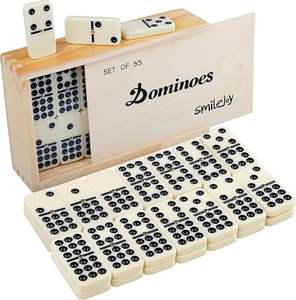 Jeu de dominos géants en bois faits à la main |   Finition bois durable |   Approvisionnement en gros |   Meilleure offre d'usine - Product Image 1