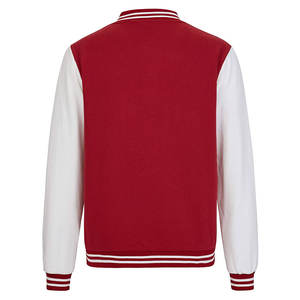 Chaquetas de Hombre al por Mayor con Parches Bordados en Chenilla Personalizados, Chaquetas Bomber con Mangas de Cuero, Chaquetas Varsity de Béisbol con Letras - Product Image 3