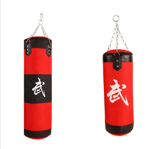 Bolsa de boxeo pesada vacía para ejercicio de gimnasio para adultos de alta calidad, venta al por mayor, bolsa de arena colgante para Fitness hecha de cuero - Product Image 2