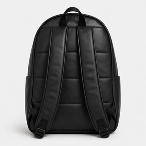 Stargaze <b>Black</b> PU <b>Backpack</b> Softback 20-35L <b>Waterproof</b> Zipper Closure Unisex Daily Use Bag Wholesale Rate OEM Custom 2026 - Product Image 3