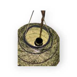 Lámpara de Pared de Ratán Hecha a Mano, Extraíble, Ecológica, con Textura Natural, Diseño Moderno, Decoración Rústica para el Hogar, Accesorio de Iluminación - Product Image 2