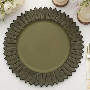 Assiette de Présentation Luxe Métallique Cuivre Scintillant avec Bord Élégant pour Mariages, Événements et Hôtellerie - Product Image 6