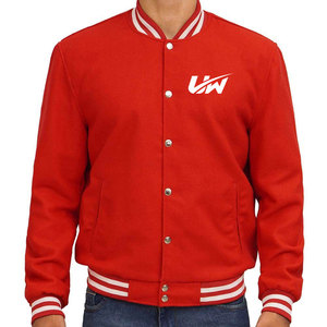 Comfortable Stand Collar Regular Fit Letterman <b>Jacket</b> For <b>Men</b> <b>Long</b> Sleeves Breathable Casual Style Winter <b>Jacket</b> - Product Image 1