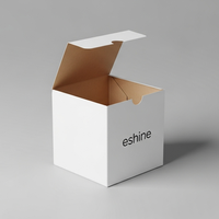 Cajas de Empaque con Logotipo Personalizado al por Mayor - Cartón Reutilizable, Reciclable, Portátil, Diseño Moderno y de Lujo, Laminación Mate, Color Personalizado