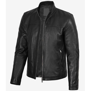 2026 OEM Most Demanding Original Black Cowhide <b>Leather</b> <b>Jackets</b> For <b>Men's</b> 100%High Quality Low MOQ Winter Heated Fashion <b>Jackets</b> - Product Image 3