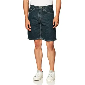 Denim Manufacturer Streetwear Custom Vintage Wash Jorts <b>Men</b> <b>Jeans</b> Shorts With Rhinestones Denim Shorts - Product Image 6