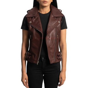 Chaleco de Piel Tejida Informal, Transpirable, Duradero y Ligero, al Por Mayor, Precio Económico, Servicio OEM para Mujer - Product Image 3