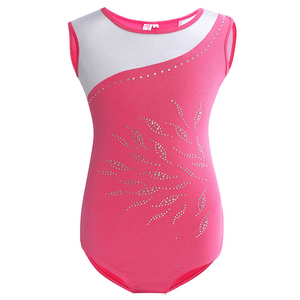 Justaucorps de danse personnalisés pour enfants, imprimés par sublimation, tenues d'entraînement de gymnastique pour filles en spandex extensible et polyester - Product Image 6