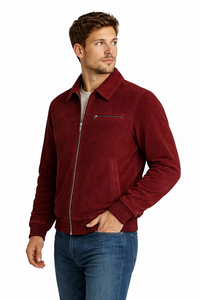 Veste en cuir suédé premium pour homme 2026 – Vente en gros à prix réduit, production en vrac - Product Image 3