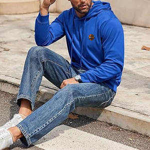 Sudaderas con Capucha Premium para Hombre, Invierno, Casual, Sólidas, Deportivas, Ecológicas, de Secado Rápido, Transpirables, Tejido Elástico, Alto Rendimiento, Gimnasio, Aire Libre - Product Image 4