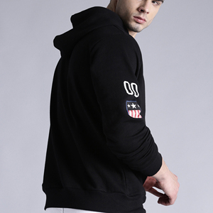 Sudadera con Capucha Personalizada de Alta Moda para Hombre, Deportiva, Bordada, para Invierno, con Estampado, Transpirable, de Forro Polar Ecológico Premium - Product Image 3