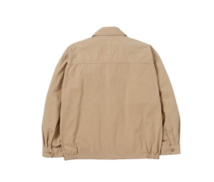 Veste en jean de luxe Street Wear Toile épaisse Logo personnalisé Coton sergé Fermeture éclair Veste de travail pour hommes Vêtements de travail Uniforme de travail - Product Image 2