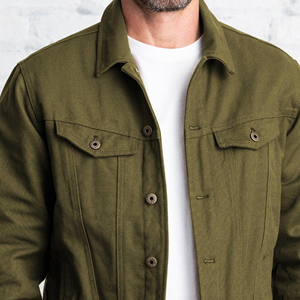 Veste en toile personnalisée, fabricant OEM ODM, toile de coton robuste, étiquette privée, production en gros, vêtements de travail durables de qualité - Product Image 5