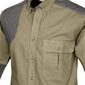 Outdoor Winter Solid Breathable Hunting Shirts for Men with Durable Stitching Moisture-Wicking & Fabric - Product Image 6