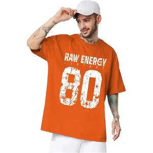 T-shirt pour homme à coupe classique imprimé sur mesure, 100% coton, manches courtes, col rond, streetwear décontracté, t-shirt graphique, vêtements en gros - Product Image 2