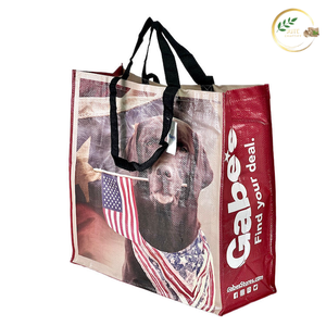 High Capacity Jute Messenger Bag with Multiple Pockets <b>Adjustable</b> Strap Crossbody Bag for Laptop and Documents - Product Image 2