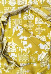 Indian Traditional Ethnic Wear Block Print Dress Fabric Cotton Block <b>Printed</b> <b>Material</b> With Mulmul Dupatta Salwar Kameez <b>Material</b> - Product Image 2