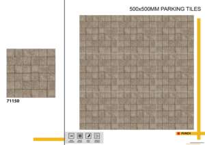 Baldosas de porcelana Impact Ready para estacionamiento de 50x50 cm, diseñadas para áreas de uso intenso donde el rendimiento es más importante que el acabado decorativo. - Product Image 2