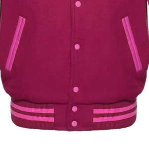 Chaqueta Varsity Elegante, Chaqueta Universitaria Clásica con Letras, Cuerpo de Algodón Premium, Parche Personalizado, OEM, ODM, Proveedor Mayorista - Product Image 6