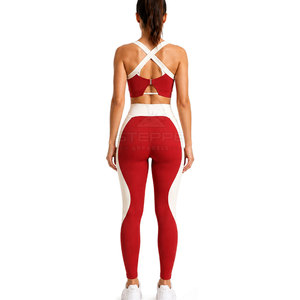 Ensemble de yoga pour femmes - Logo uni sur le devant, tissu écologique et à séchage rapide pour l'entraînement, mouvements confortables et usage quotidien - Product Image 3
