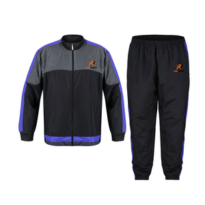 OEM Custom Suit Two Piece Set <b>Zip</b> <b>up</b> <b>Jacket</b> and Pants Sweatsuit cotton Zipper Track Suits Windbreaker Tracksuit - Product Image 4