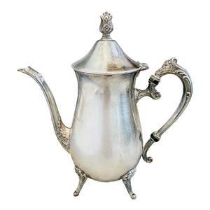 Théière en acier inoxydable au design antique, légère et portable, bouilloire à thé de haute qualité pour le service, facile à utiliser, ensemble café et thé - Product Image 1