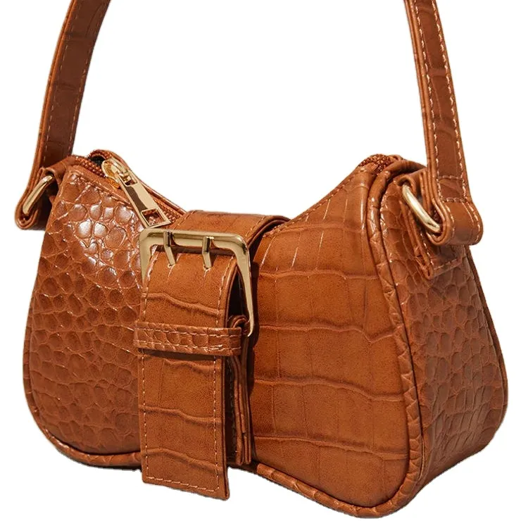 2022 New Design Custom Crocodile Buckle Mini Shoulder Borse Tracolla Sac Bandouliere Designer Women Small Clutch Handbag