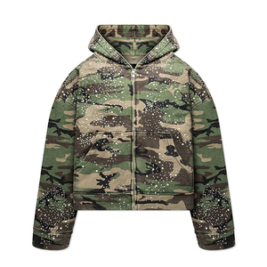 SHY SPORTS – Vêtements d'hiver ultra modernes de haute qualité fabriqués en usine, avec perles, strass et fermetures éclair en forme de goutte d'eau, essentiels unisexes - Product Image 1
