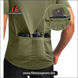 Maillot de cyclisme pour hommes à prix de gros – Nouveau style, très vendu, respirant, séchage rapide, écologique, manches courtes, anti-plis - Product Image 3