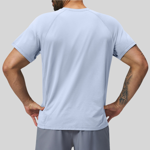 CIYING – haut de course à manches courtes pour hommes, vêtements de sport à séchage rapide, chemise de sport en jacquard sans couture, vêtements d'entraînement pour la salle de sport et le fitness - Product Image 3